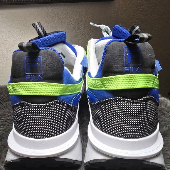 FILA Sandenal White Leather Lifestyle Men's Sneakers Shoes Big & Tall - Picture 4 of 16